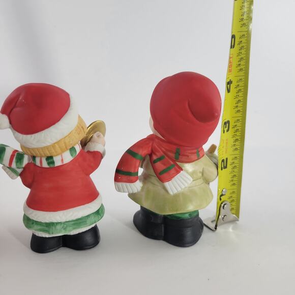 3pc Vintage Ceramic Kids with Musical Instruments Christmas Set HOMCO - Picture 3 of 6